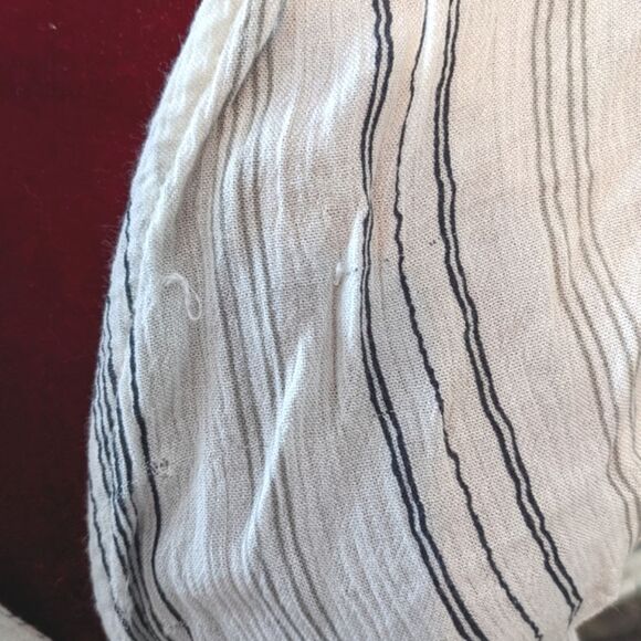 NWOT ASOS Design Irregular Stripe Plunge Culotte Beach Jumpsuit Size 10 - Picture 6 of 8